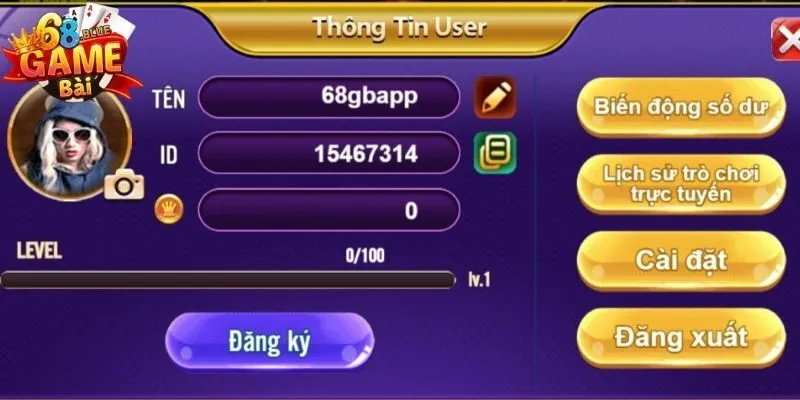 Đăng Ký 68 Game Bài - Chơi Nhanh Chóng Và Dễ Dàng 1 Đăng Ký 68 game bài