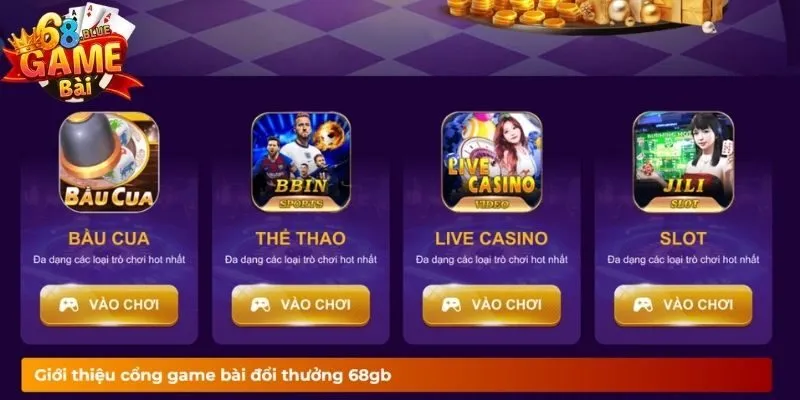 Kho game 68 Game Bài